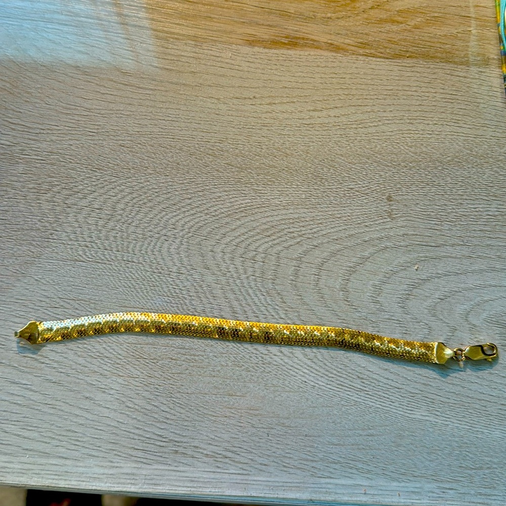 14 carat Italian gold bracelet